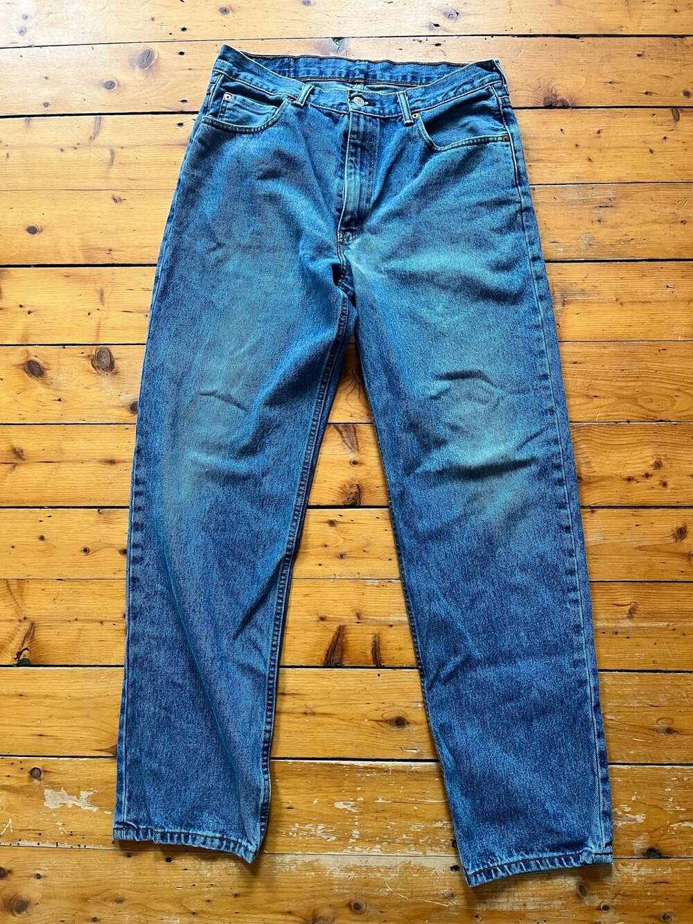 Levi's 550 Relaxed Fit Tapered Leg Denim Jeans Size 35x34